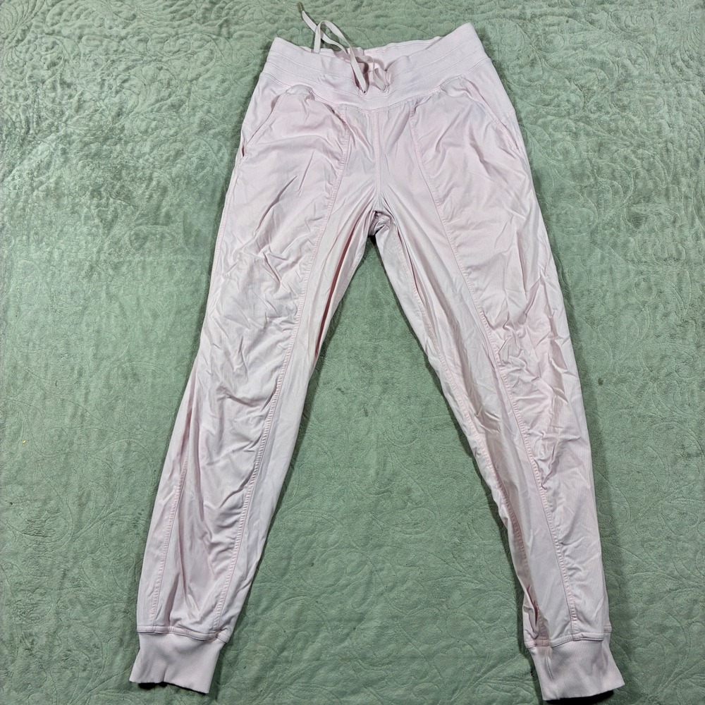 Lululemon Pink Dance Studio Joggers Size 6 Tapered Yoga Activewear